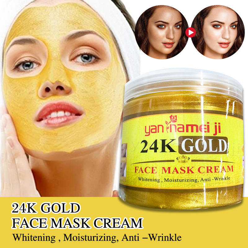 Cross-Border Exclusive 24K Gold Mask Moisturizing, Hydrating, Repairing and Cleansing Cream 600g Foreign Trade Wholesale