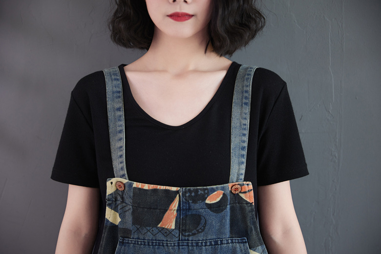 Women's Loose Plus Size Jumpsuit Image 8