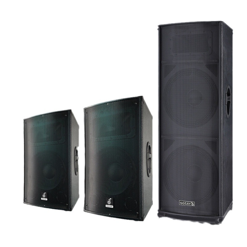Pasivo doble de 15 pulgadas altavoz de escenario profesional al aire libre de rendimiento medio y grande dedicado titular de la tarjeta de audio al por mayor