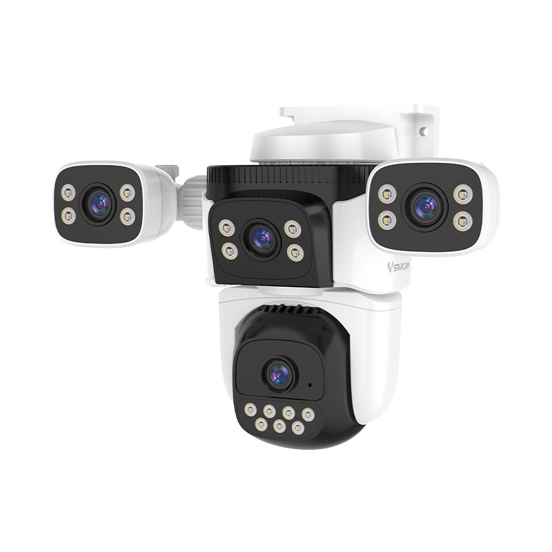 セキュリティ 4 シーン屋外監視カメラ 360 度ナイトビジョンワイヤレスモニター屋外 HD カメラ|undefined