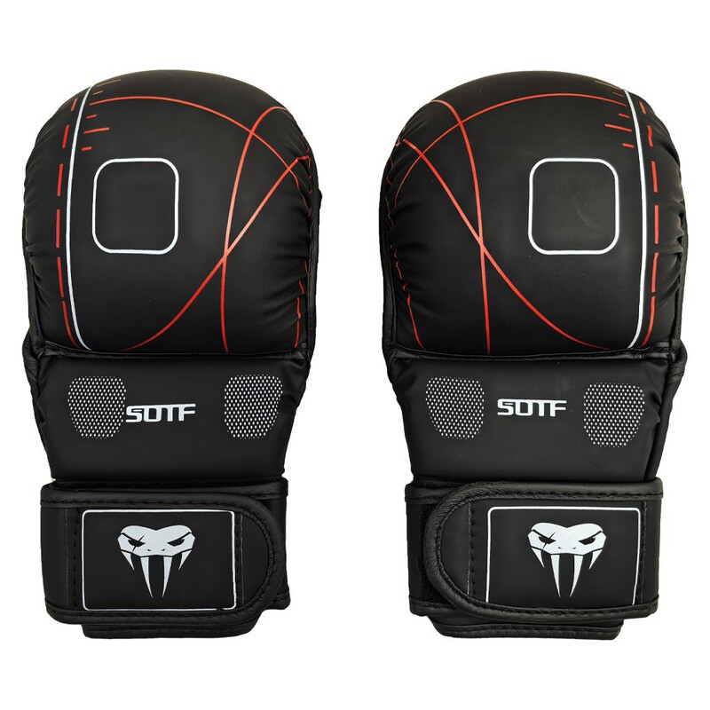 Sotf Boxing Gloves Split-Finger Open-Toe Gloves for Men and Women, Half-Finger Protective Training Fitness Gloves