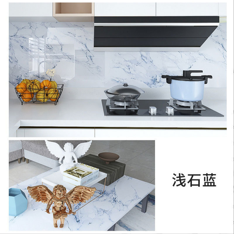 キッチンステッカー耐油防水ストーブデスクトップキャビネット装飾タイル壁ステッカー家庭用増粘汚れ防止壁紙自己粘着|undefined