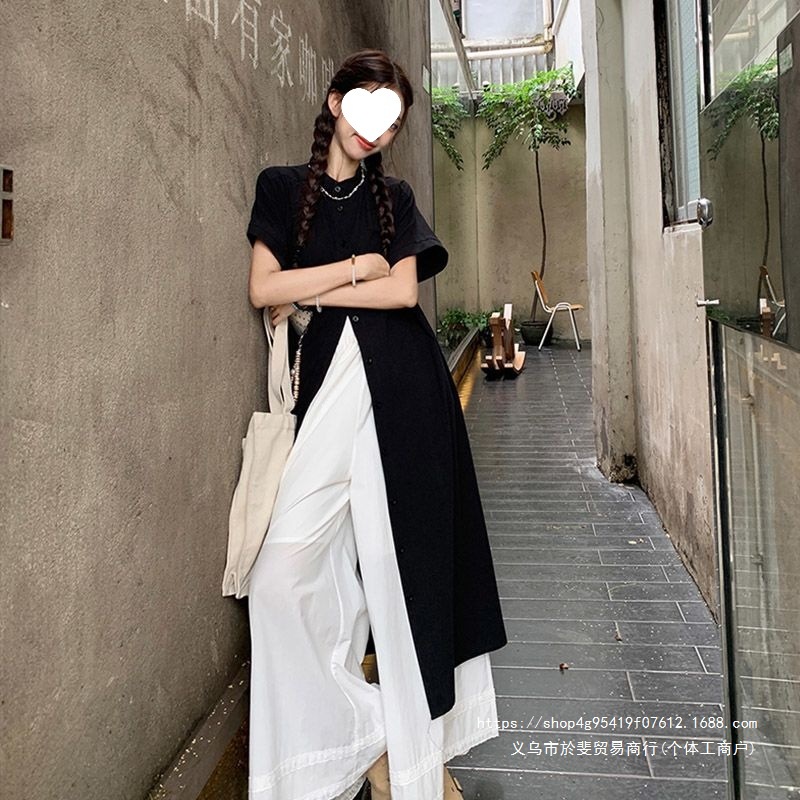 Yamamoto-style thin sun protection cardigan jacket for women, 2026 summer new style, loose fit, versatile mid-length top.