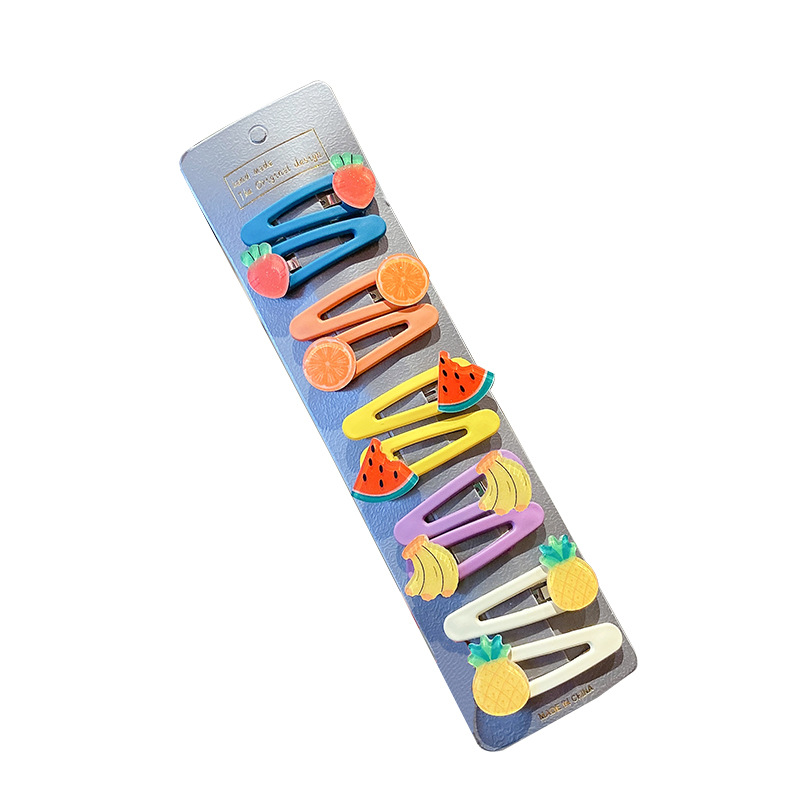 La horquilla de los niños niña BB tarjeta de clip pelo roto bebé horquilla niña princesa clip tocado lindo flor accesorios para el cabello