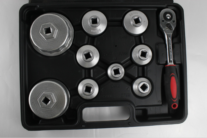 碗型10件套帽式机油格机滤滤芯扳手机油滤清器扳手拆卸工具