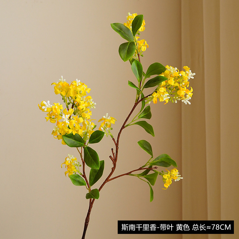 Flores de Cinnamon Simulación Flores de Cinnamon Simulación Flores de Cinnamon Dorado Decoración del hogar Arquivos Florales