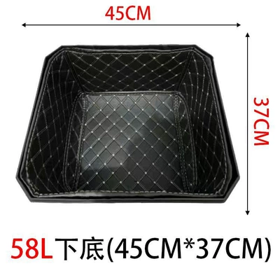 liner aluminum alloy delivery box — Motorcycle trunk - 58l-lining-bottom-thickened-leather-material