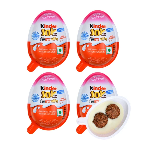 Kinder Fun Eggs Girls Edition [20g*4 pieces]