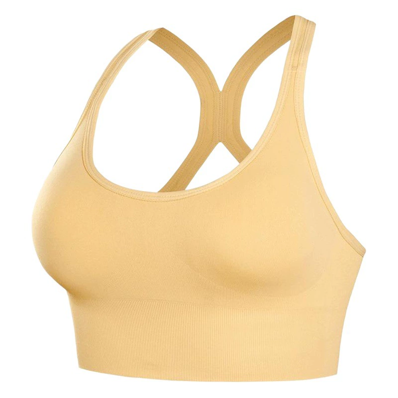 После ношения на улице высокая интенсивность сбора ударопрочное спортивное нижнее белье женская большая грудь с полой спинкой спортивный бюстгальтер