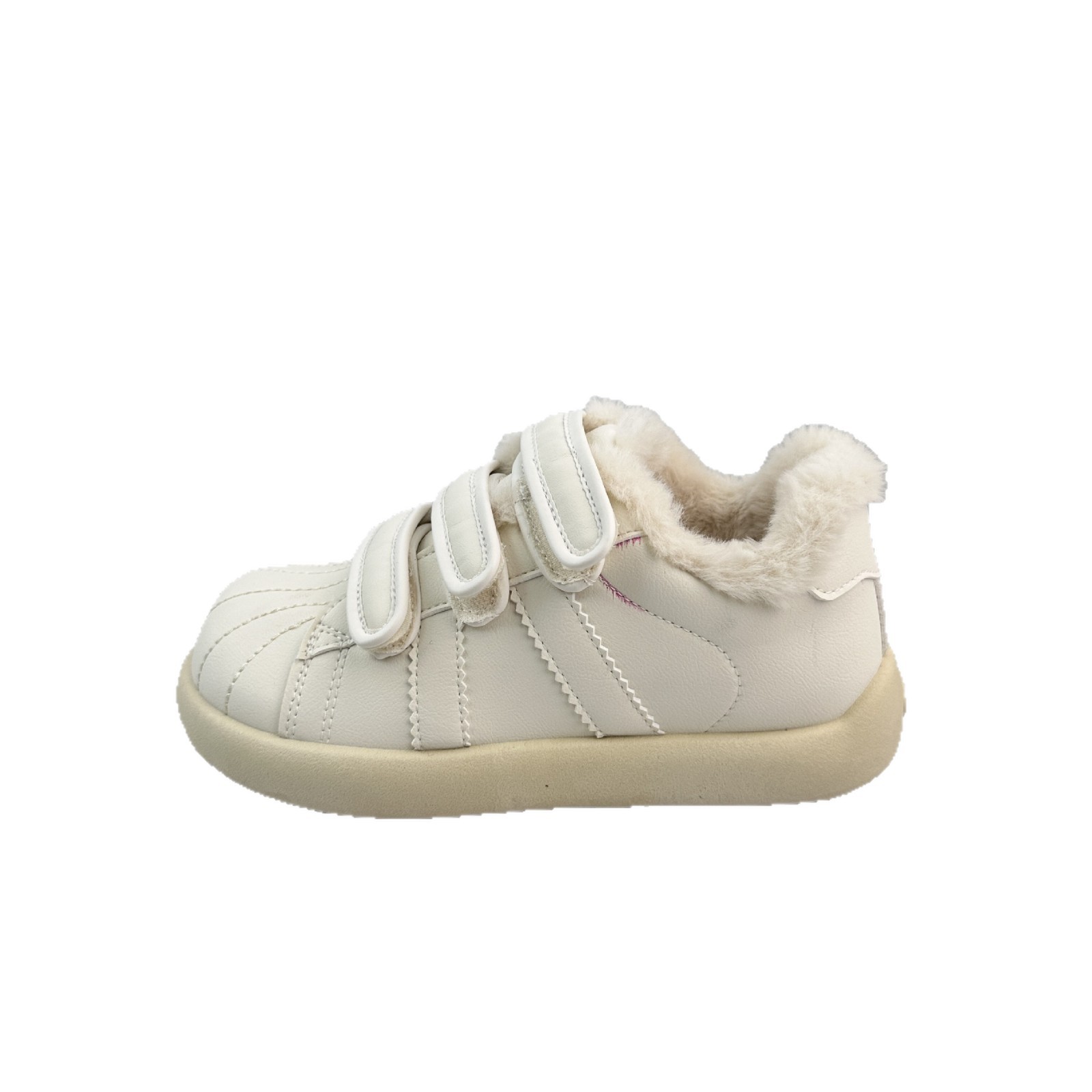 Yuanbo 2025 zapatos de invierno de mujer con zapatos de lana cálida de algodón de nicho zapatos de lana para mostrar los pies pequeños zapatos de entrenamiento para el cabello