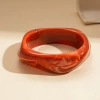 33# bracelet-orange-twisted