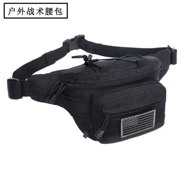 Tactical Waist Bag Outdoor Sports Multi-Functional Crossbody Chest Bag Military Fan Edc Bag Military Camouflage Storage Tactical Waist Bag