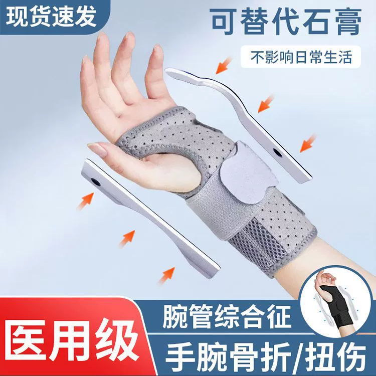 Медицинский фиксатор растяжения связок запястья теносиноит перелом сухожилия спортивный протектор растяжения запястья для мужчин и женщин