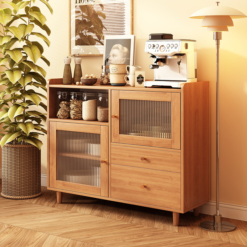 Sideboard Against the Wall Integrated Storage Cabinet Home Kitchen Cabinet Storage Cabinet Living Room Tea Cabinet