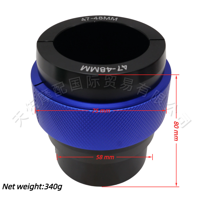 Universal Cnc Aluminum Alloy Front Shock Absorber Oil Seal Installation Tool for Off-Road Motorcycles, Inverted Front Shock Absorber Oil Seal Tooling