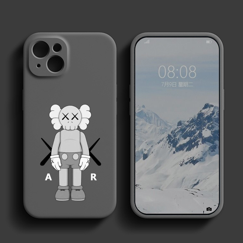 Tendencia K oso iPhone16 Apple 14/13/15promax funda para teléfono 11 silicona 12 mate xs7/8P