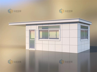 大企门卫室 国企门卫室 工业园门卫室 精装门卫室成品造型尺寸厂-阿里巴巴