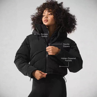 Fluorescent color sports down jacket for women 2026 new style | 1688 off-season special offer