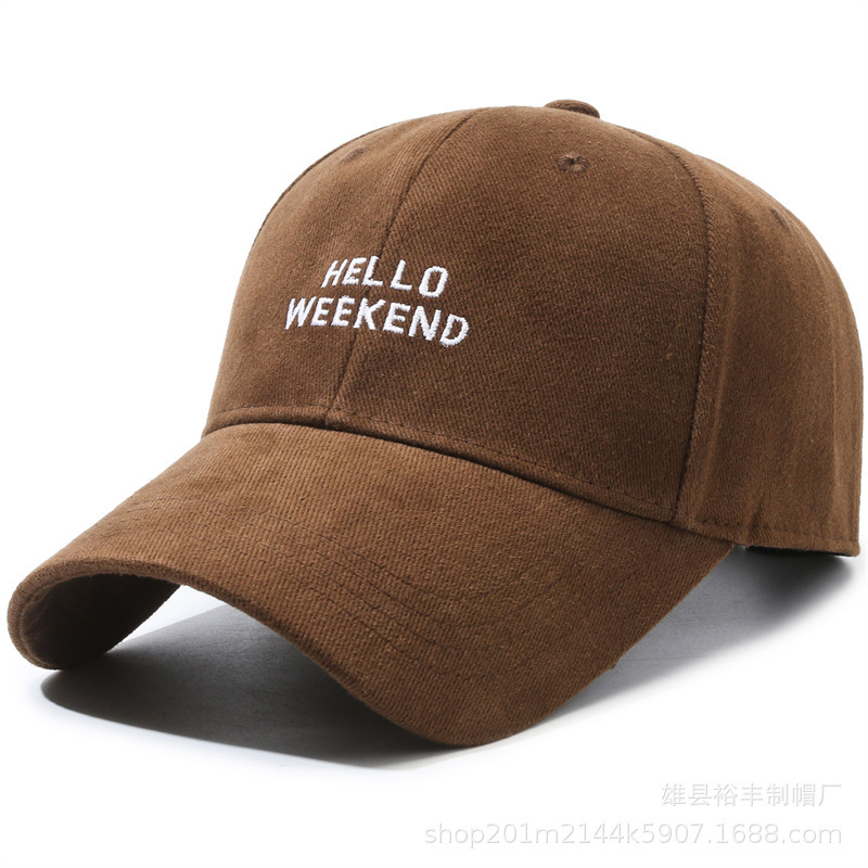帽子女新款春秋季休闲百搭显脸小大头围字母刺绣宽弯檐男女棒球帽|undefined