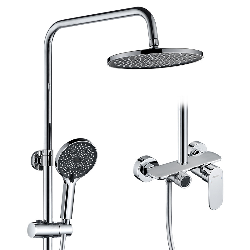 ZYIKM vende al por mayor todos los baños de cobre, juegos de ducha sobrealimentados para el hogar, ducha sobrealimentada de ingeniería