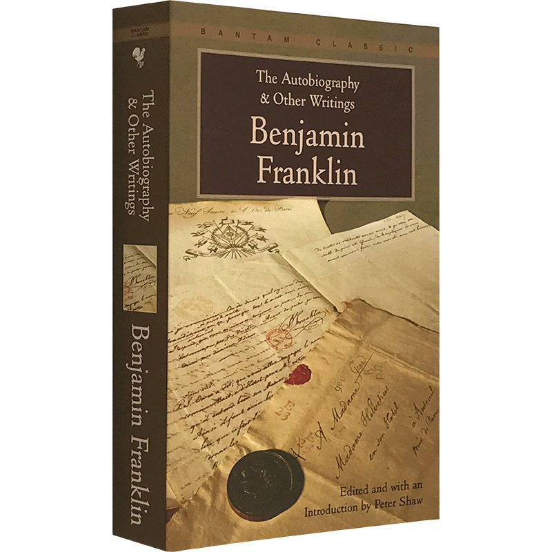 正版现货 富兰克林自传 英文原版书籍The Autobiography benjamin