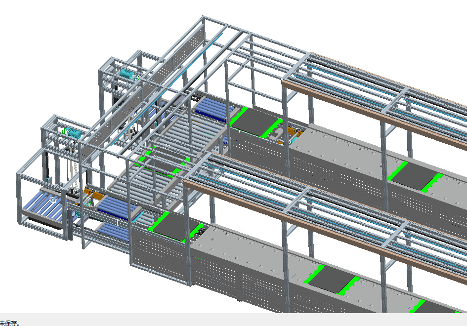 倍速链输送设备 自动化流水线 输送线  生产线 传送线 U型输送线
