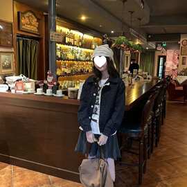 两面百搭宽松外套女复古显瘦感穿春款小众韩系花边2026年设计