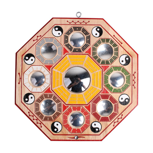 Manufacturer of mahogany painted nine palaces and eight trigrams mirrors, convex mirrors, concave mirrors, home furnishings, pendants, jewelry, bulk wholesale