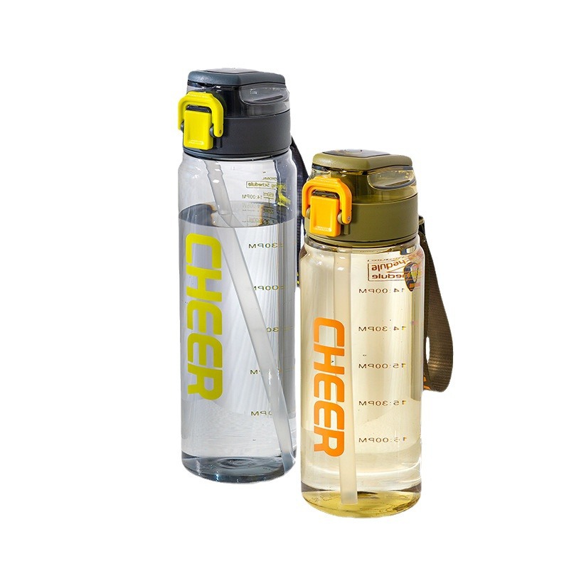 Yuntong 24 nuevos deportes taza de plástico 900ml portátil estudiante niños escuela deportes hervidor de agua potable directa taza fabricante