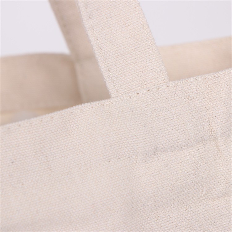 Bolsa de lona portátil en blanco personalizada logotipo de empresa flotante estilo de empalme bolsa de lona al por mayor regalo de Año Nuevo portátil
