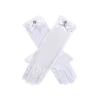 White gloves with bow