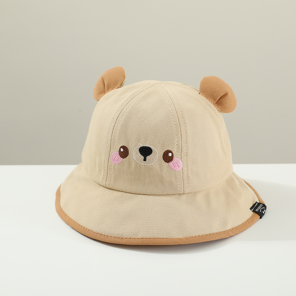 Sombrero infantil de verano de dibujos animados primavera y otoño delgado sombrero de pescador de bebés sombrero de bañera sombrero sombrero de protección solar