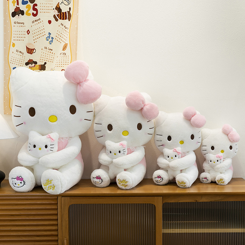 新しい母子シリーズ KT 猫クロミメロディーぬいぐるみかわいい人形漫画ギフトインターネット有名人ホットスタイル|undefined