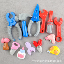 锤子 钳子扳手螺丝刀树脂diy仿真工具滴胶手机壳配件 微景观摆件