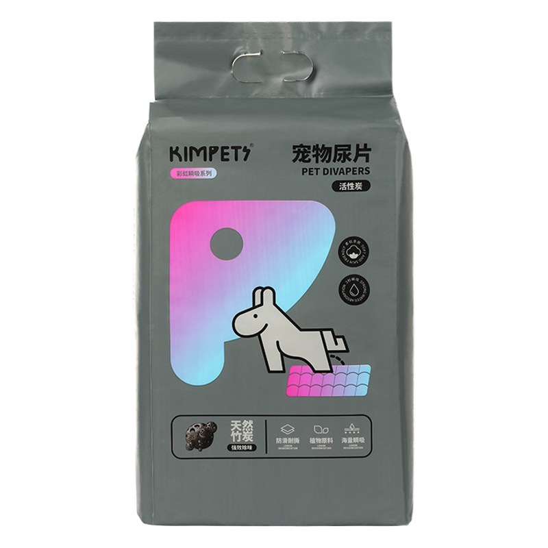 Molécula de carbono almohadilla del pañal del perro desodorante de carbono engrosada pañal del gato almohadilla del pañal de peluche mascota necesidades diarias