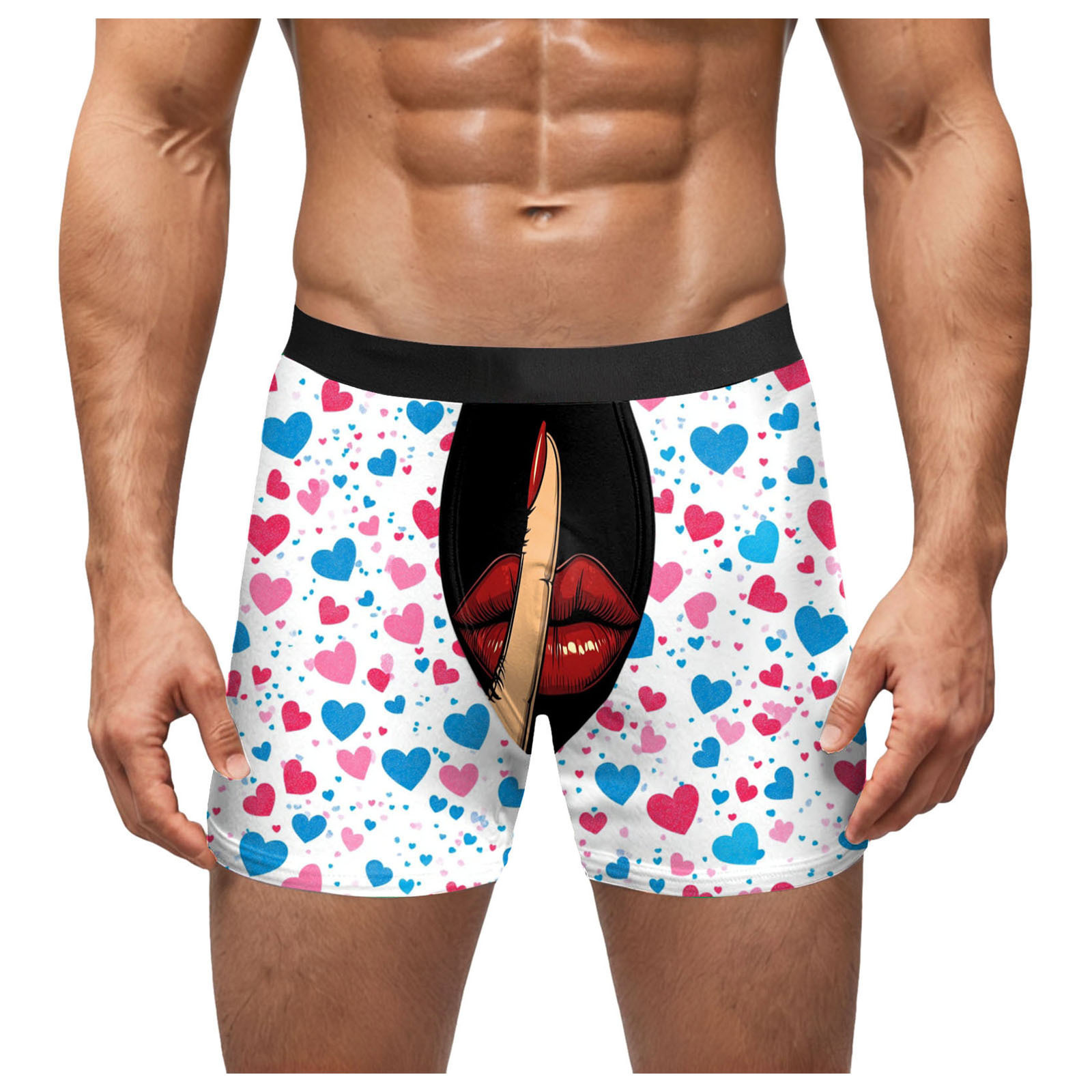 Ropa interior de hombre, bóxer, bóxer, pantalones cortos juveniles de cuatro estaciones de color sólido simples y divertidos MP01