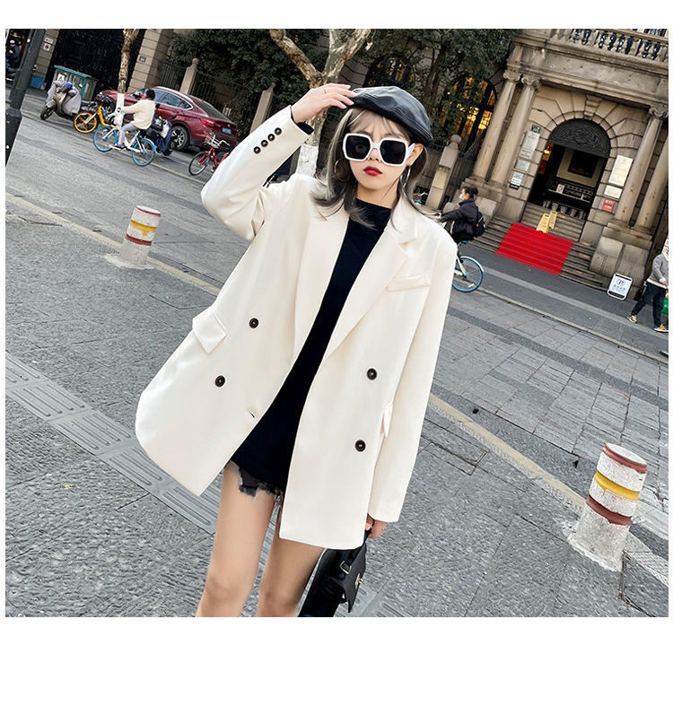 British Style Women's Blazer Jacket High-end Casual Fashion Coat_voghion.com