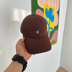 新しい女性用文字刺繍野球帽、韓国風トレンディな顔見せ小さなひさしキャップ、男性用インカップルカジュアル多用途帽子