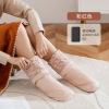 女 袜 袜 female autumn and winter warm feet artifact new heating socks, electric heating, warm socks, wormwood warm feet treasures