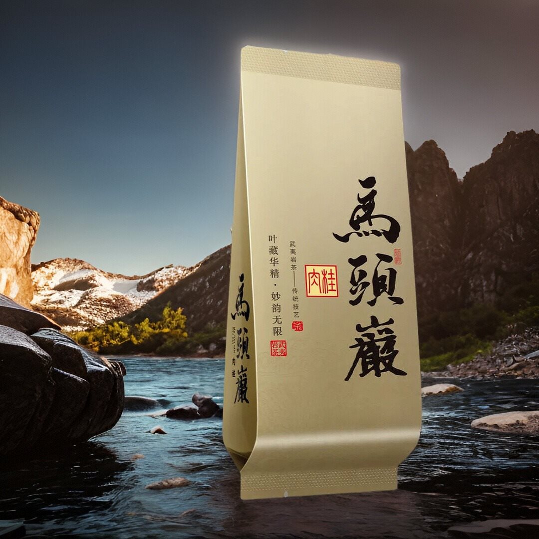 茶叶包装袋定 制通用长款马肉马头岩肉桂岩茶小泡袋印刷铝箔袋