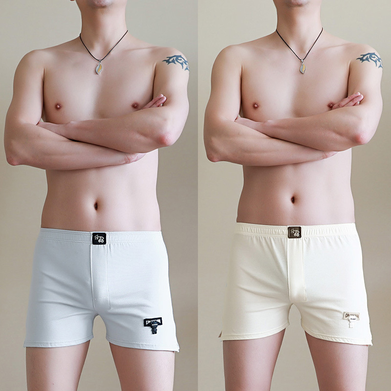 Pantalones interiores de hombre, ropa de hombre de alto grado, pantalones de algodón, pantalones cortos de hombre
