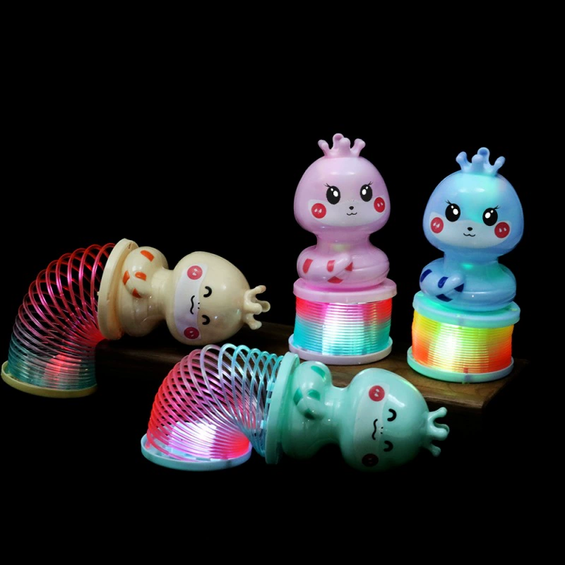 Ручной фонарик, мультяшный Slinky, эластичная игрушка