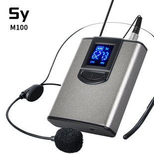 Uhf Wireless Lavalier Head-Mounted Microphone Stage Performance Speech Hosting Teaching Little Bee Waist Bag Portable Microphone