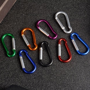 Gourd-Shaped No. 5 Hanging Buckle, Luggage Buckle, Spring Hook, Climbing Water Kettle Buckle, Led Light Buckle, Aluminum Alloy Carabiner