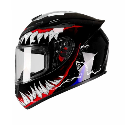 Motorcycle Safety Supplies — Aliexpress Cycling Helmet, Dropshipping - qk111-venom-bright-color-with-transparent-lenses-s