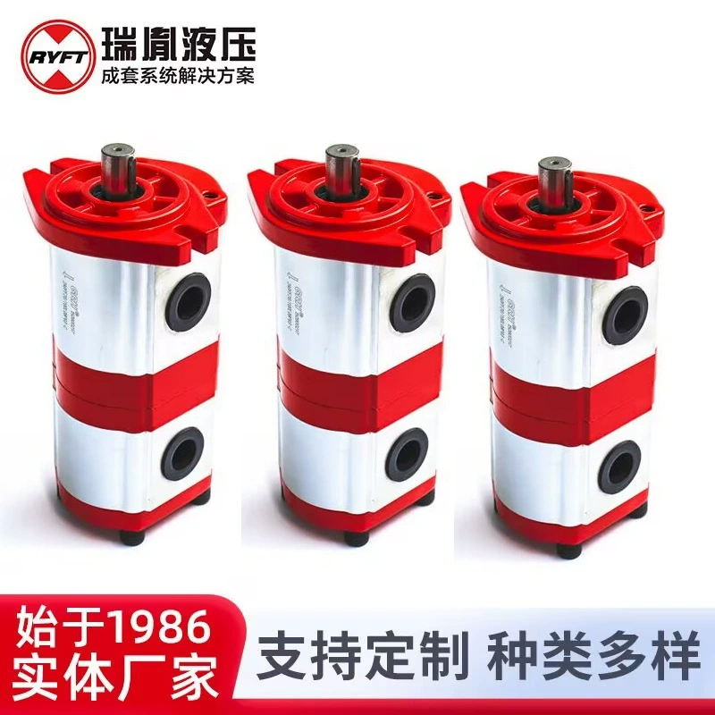 Спот поставка шестеренный насос масляный насос высокого давления гидравлический насос двойной шестеренчатый насос гидравлический бустерный насос