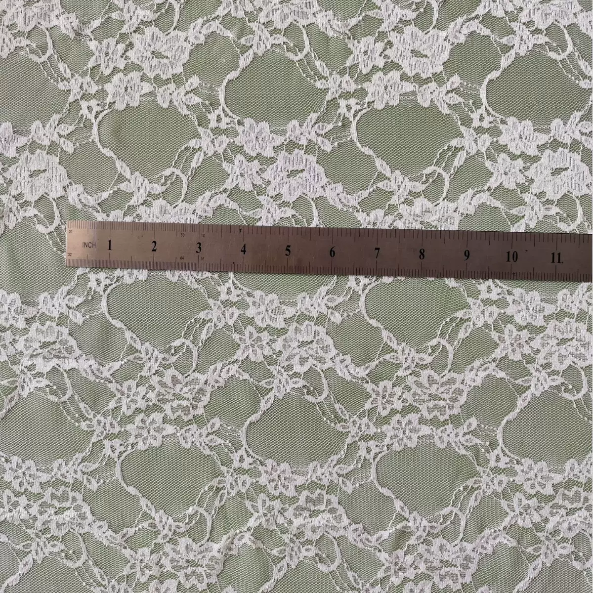 欧美爆款时尚镂空流行系列涤氨五星花数码印花专用底布蕾丝辅料