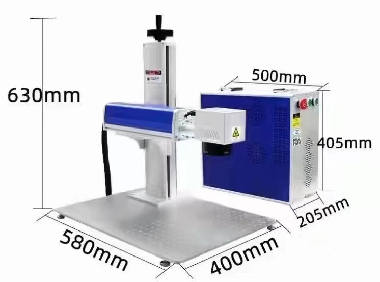 端面泵浦塑料制品激光打标机 汽车零部件激光打标机 上海易刻