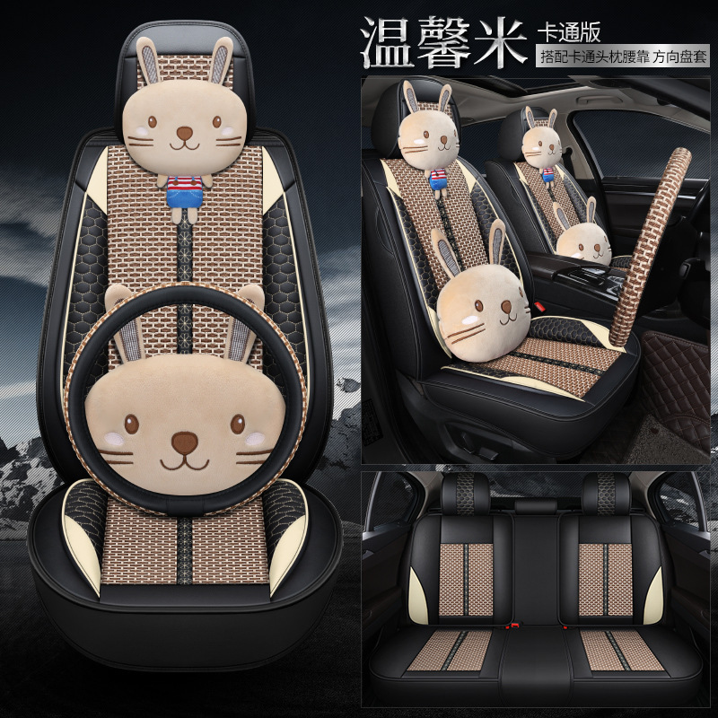 Honda Civic 8th: Honda Modelə uyğun (Original) oturacaq örtükləri - milk-coffee-white
