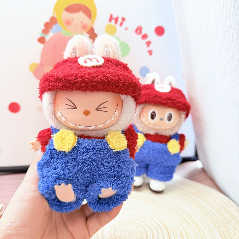 服のみ】第二世代ブラインドボックス ラブブ服 エポキシ樹脂製顔飾り ラブブ シットシットパーティーシリーズ ベビー服 可愛い|undefined